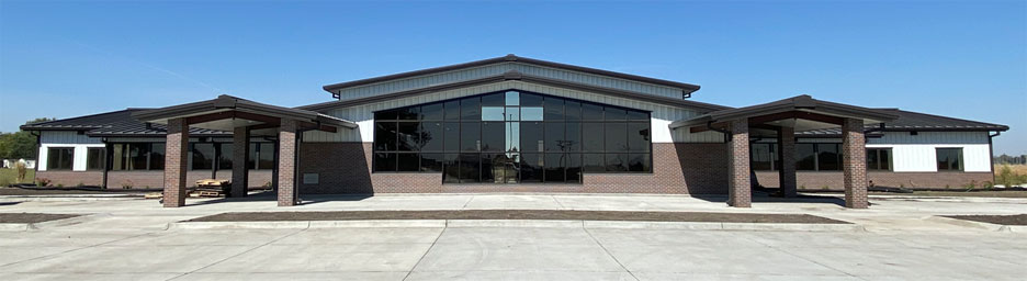 Front of Cornerstone facility